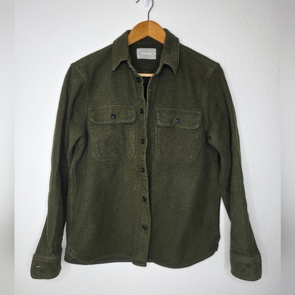 Everlane Other - Everlane Men's Heavyweight Overshirt, Size M, Heathered Green Color